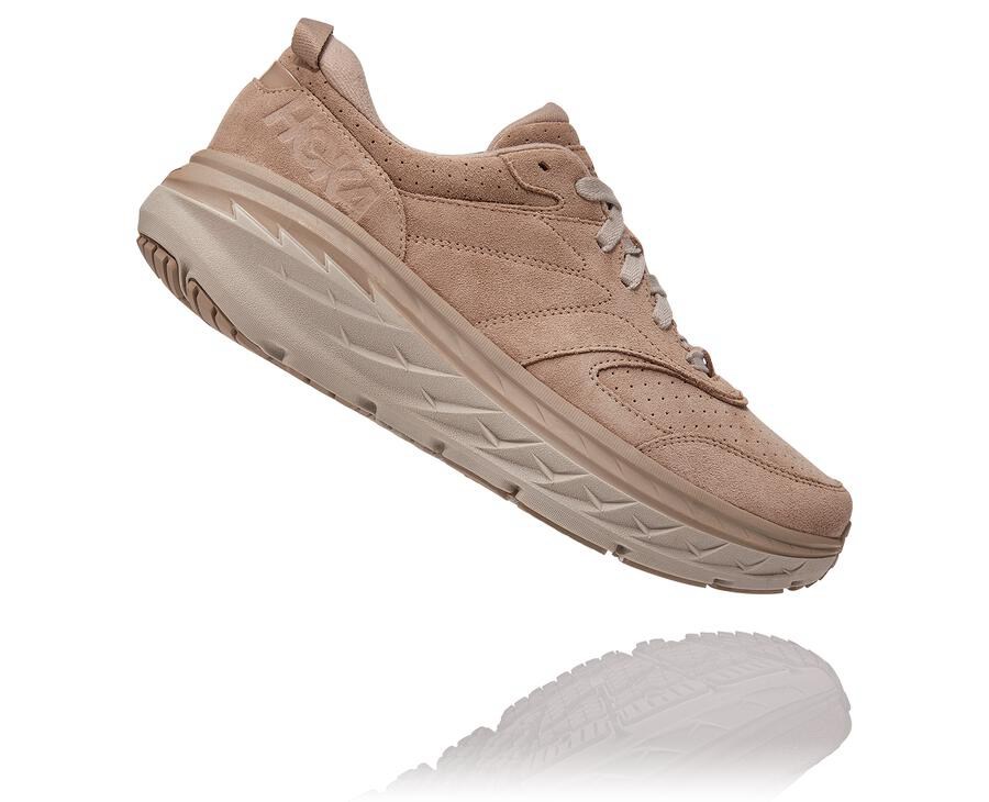 Hoka One One Vandresko Herre - Bondi L Suede - Grå - 386524NBS